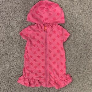 Pink Star Kids swim cover